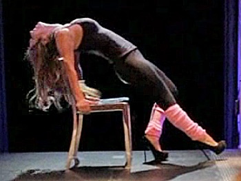 Watch Hollywood Mix Host Jillian Barberie Get Wet and Wild with Flashdance’s Iconic Water Stunt