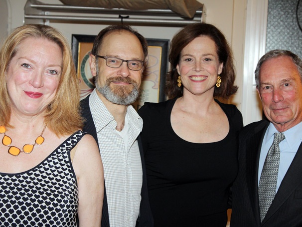 Tony Honoree Mayor Bloomberg Visits Tony-Winning Comedy Vanya and Sonia and Masha and Spike