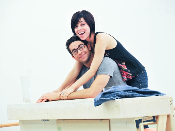 Exclusive Photos! Go Inside Rehearsal for Broadway’s First Date With Zachary Levi and Krysta Rodriguez