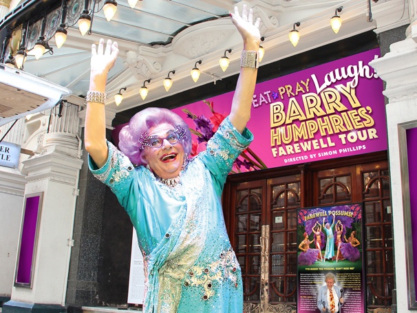 Goodbye, Dame Edna! Barry Humphries' Farewell Show Eat, Pray, Laugh! to Play London Palladium