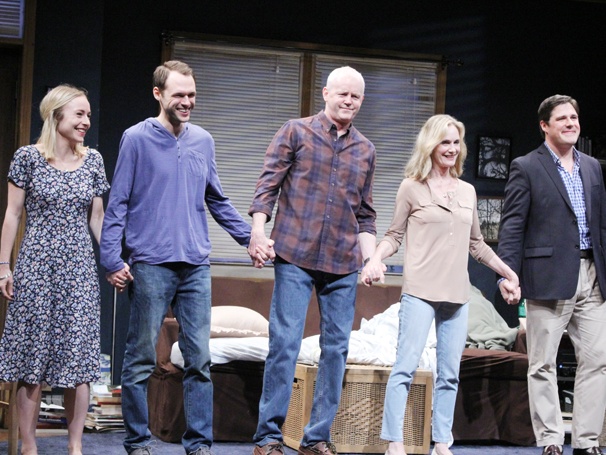 Stars Toast Tom Durnin on Opening Night of the Ferocious Family Drama
