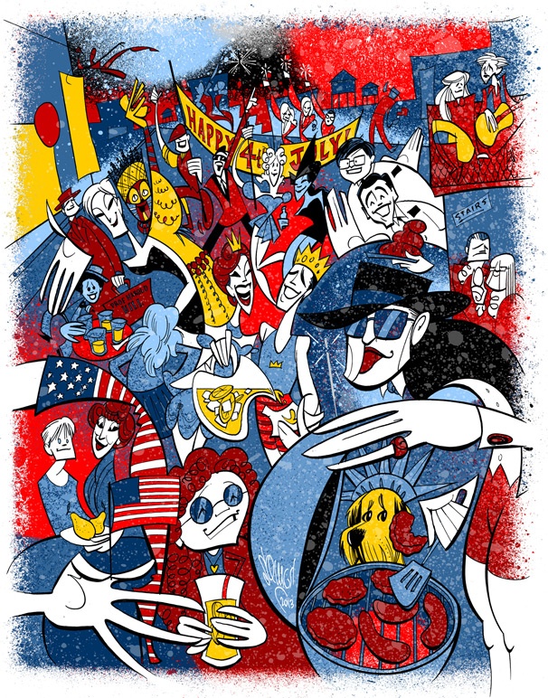 Broadway BBQ! Squigs Parties on July 4th with the Stars of Wicked, Phantom, Newsies & More