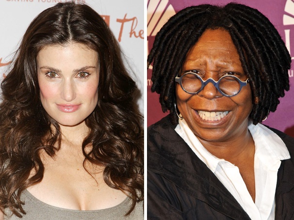 Idina Menzel, Taye Diggs and More Broadway Stars to Sing Karaoke for Charity; Whoopi Goldberg Hosts