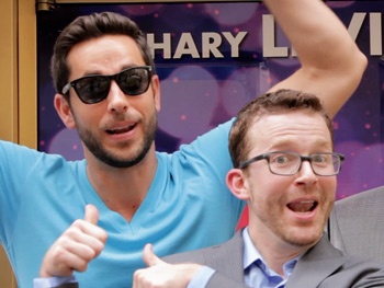 First Date’s Eric Ankrim Steps in for Zachary Levi During Comic-Con...and Raps About It!