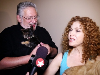 Stage Stars Join Harvey Fierstein and Bernadette Peters to Get Down with the Dogs at Broadway Barks 2013