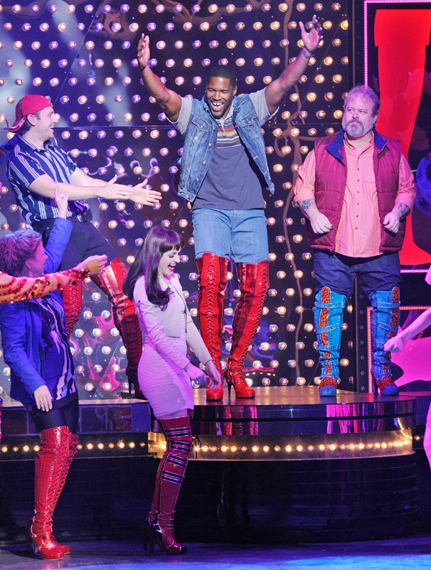 From Football Cleats to Kinky Boots, Michael Strahan Undergoes a Broadway Makeover