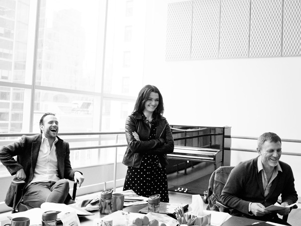 Hot Shot! Rachel Weisz, Rafe Spall & Daniel Craig Share a Laugh in Rehearsal for Broadway’s Betrayal