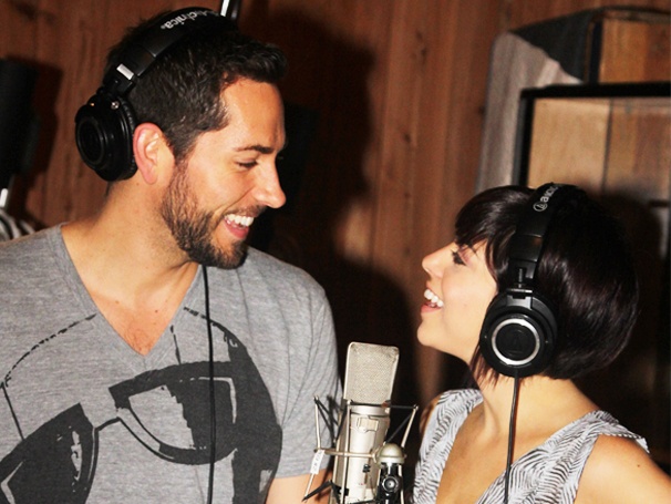 Zachary Levi, Krysta Rodriguez and the First Date Ensemble Hit the Studio to Record Their Cast Album