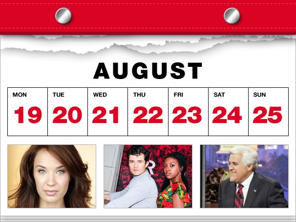Orlando Bloom Swoons, Sierra Boggess Sings Britney & Late-Night Double Trouble in This Week’s Datebook