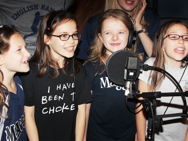 Chokey Chant! Check Out the Stars of Matilda as They Record Their Broadway Cast Album