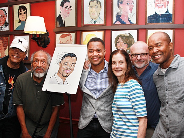 Show Me the Portrait! Sardi’s Unveils a Tribute to The Trip to Bountiful Star Cuba Gooding Jr.