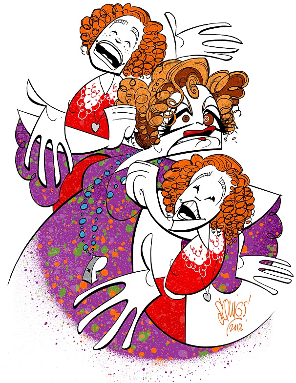 Squigs Revisits Annie to Sketch Faith Prince and Her 'Little Girls' Sadie Sink and Taylor Richardson