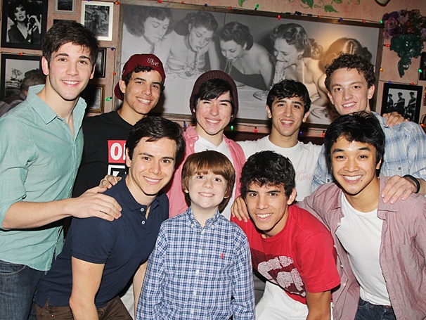 Exclusive Photos! Go Inside the Going Away Party for Newsies’ Nicholas Lampiasi