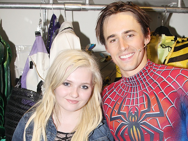 August: Osage County Film Star Abigail Breslin Takes In the High-Flying Action of Spider-Man, Turn Off the Dark