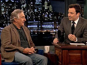 Robert De Niro Touts We Will Rock You to Queen Fan Jimmy Fallon on Late Night