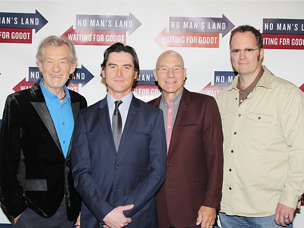 Ian McKellen, Patrick Stewart & the Gents of Waiting For Godot & No Man’s Land Meet the Press