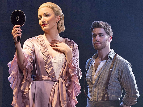 Get Rainbow High with This First Look at the National Tour of Evita, Starring Caroline Bowman and Josh Young