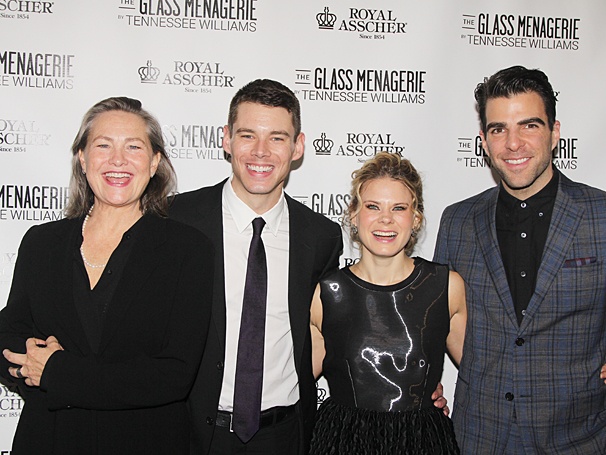 Cherry Jones, Zachary Quinto and Dozens of Broadway Vets Toast to The Glass Menagerie’s Opening Night