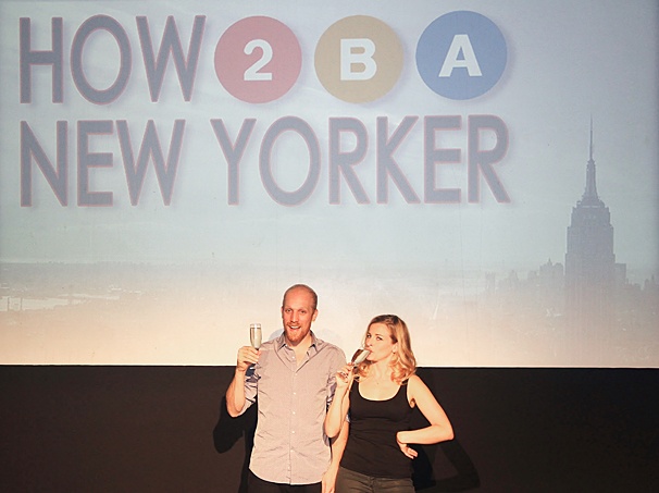 How to Be a New Yorker’s Kevin James Doyle & Margaret Copeland Raise a Glass on Opening Night at Planet Hollywood