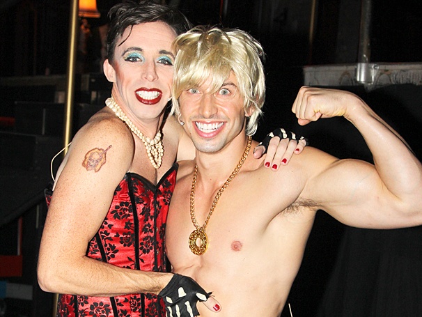 Nick Adams & the Cast of The Rocky Horror Show Do the Time Warp at Bucks County Playhouse