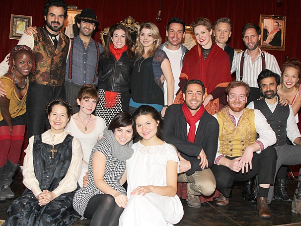 First Date Stars Zachary Levi & Krysta Rodriguez Enjoy an Afternoon at Natasha, Pierre and the Great Comet of 1812