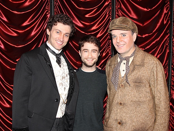 What a Gent! Daniel Radcliffe Visits Broadway's A Gentleman's Guide to Love and Murder