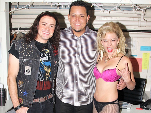 Miguel Cabrera of the Detroit Tigers Joins the Party at Rock of Ages