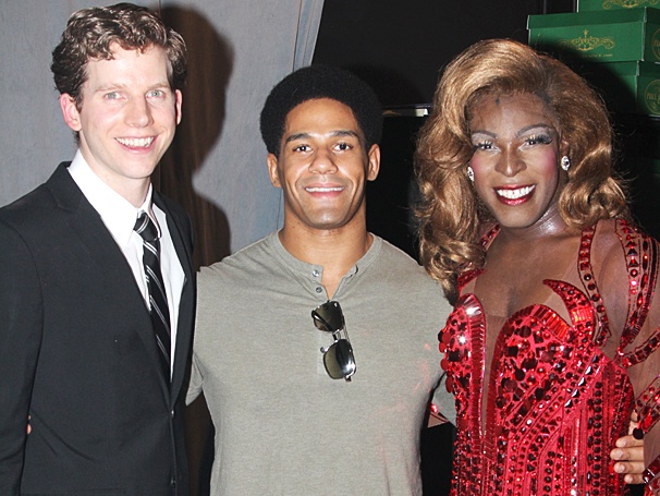 WWE Wrestler Darren Young Spends a Night Out with the High-Kicking Cast of Kinky Boots