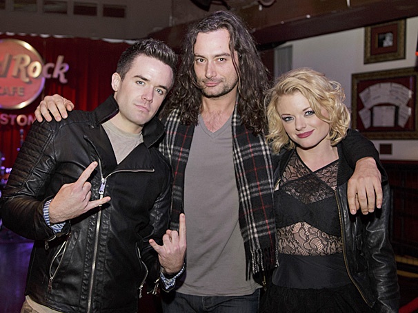 Tony Nominee Constantine Maroulis Parties with the Cast of We Will Rock You in Boston on Opening Night