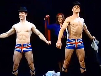 How'd They Do That?! Watch La Soiree's English Gents Perform Acrobatic Feats in Their Underwear