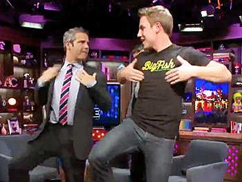 See Big Fish’s Joshua Buscher Teach Andy Cohen to Do the Alabama Stomp on Watch What Happens Live