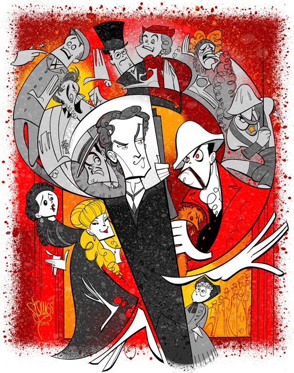 Squigs Heads to Edwardian London for a Killer Portrait of A Gentleman's Guide to Love and Murder