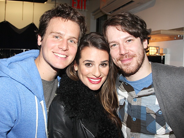 Exclusive Photos! Lea Michele, Jonathan Groff, John Gallagher Jr. & the Cast of Spring Awakening Reunite at Atlantic Theater