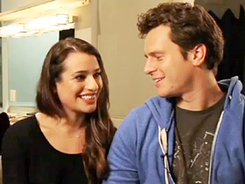OMG! Spring Awakening Stars Lea Michele, Jonathan Groff and John Gallagher Jr. Reunite and We’ve. Got. Video!!!