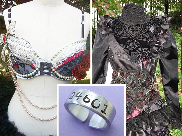Phantom Bras, Les Miz Rings & Wicked Gowns! Check Out These Handmade Etsy Christmas Gifts