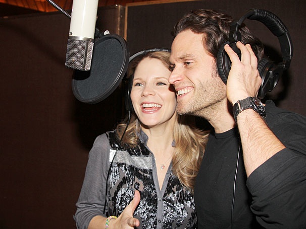 Exclusive! Bridges Stars Kelli O'Hara & Steven Pasquale Sing Their Hearts Out in the Recording Studio