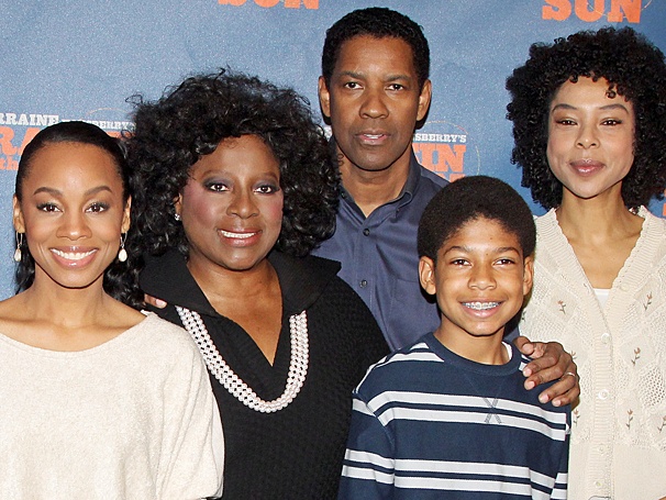 Denzel Washington, LaTanya Richardson Jackson & the Cast of A Raisin in the Sun Meet the Press