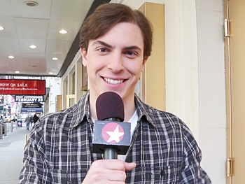 Derek Klena Shows Off Poopy Shirts, Illegal Drugs & the Most Famous Baby on Broadway Backstage at Bridges
