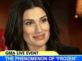 Idina Menzel on Oscar Excitement & How Her Son Sings Frozen's 'Let It Go' in the Bathtub