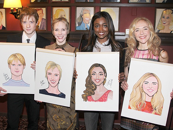 Four Pippin Stars Get a Sardi’s Surprise! See Their Extraordinary New Portraits