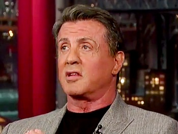 Watch Sylvester Stallone Down Raw Eggs &amp; Talk Up &#39;Shredded&#39; <b>Rocky Star</b> - 1.168985