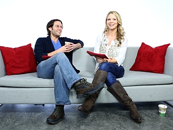 Watch Bridges Stars Steven Pasquale & Kelli O'Hara Make Out (and Answer Your Questions)