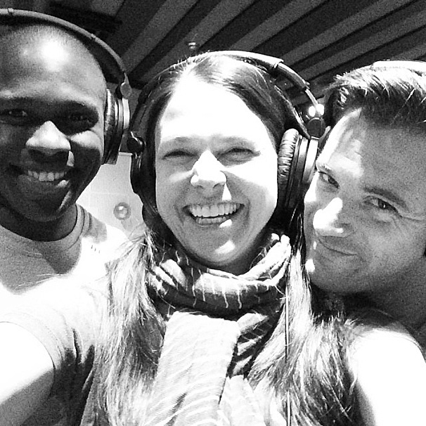 Sutton Foster Snaps an Adorable Selfie with Violet Co-Stars Joshua Henry & Colin Donnell in the Studio