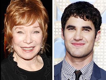 Shirley MacLaine's Coming to Glee and She's Making Darren Criss a Star!