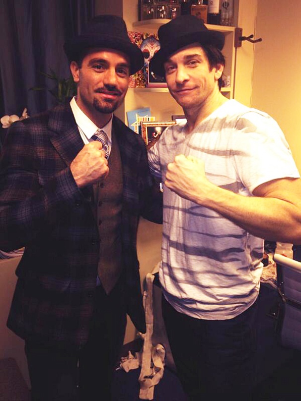 24601 Meets the Italian Stallion! Les Miz Star Ramin Karimloo Enters the Ring with Rocky’s Andy Karl