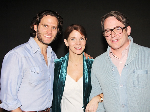 Nice Work! Matthew Broderick Reunites with Kelli O’Hara Backstage at The Bridges of Madison County