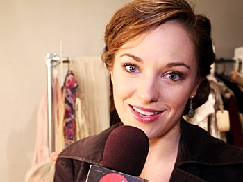 What's an Academy Award Doing Backstage at Threepenny? Laura Osnes Shows Us!