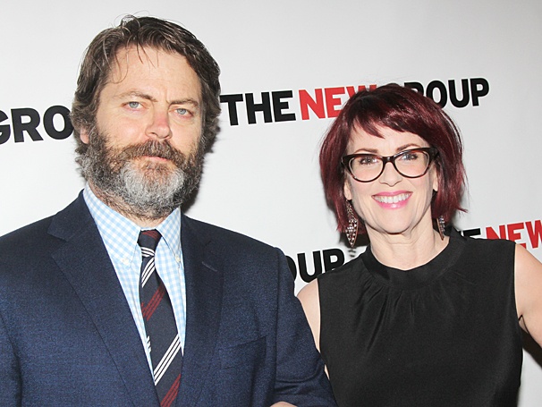 Photos! Nick Offerman & Megan Mullally Host a Starry Party on Opening Night of Annapurna