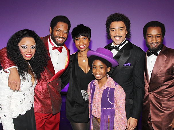 Get Ready, ‘Cause Here She Comes! Oscar Winner Jennifer Hudson Meets the Cast of Motown