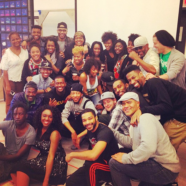 Here We Go, Turn It Up! Get a Sneak Peek of the Holler If Ya Hear Me Cast In Rehearsal